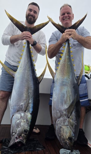 Double Yellowfin Tuna on board Te Ariki Nui